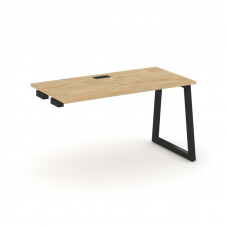 Style Project Стол-приставка к опор. элем. SN-5T1.OPRS-012 Тиквуд Светлый/Металл Черный/Заглушка Пла