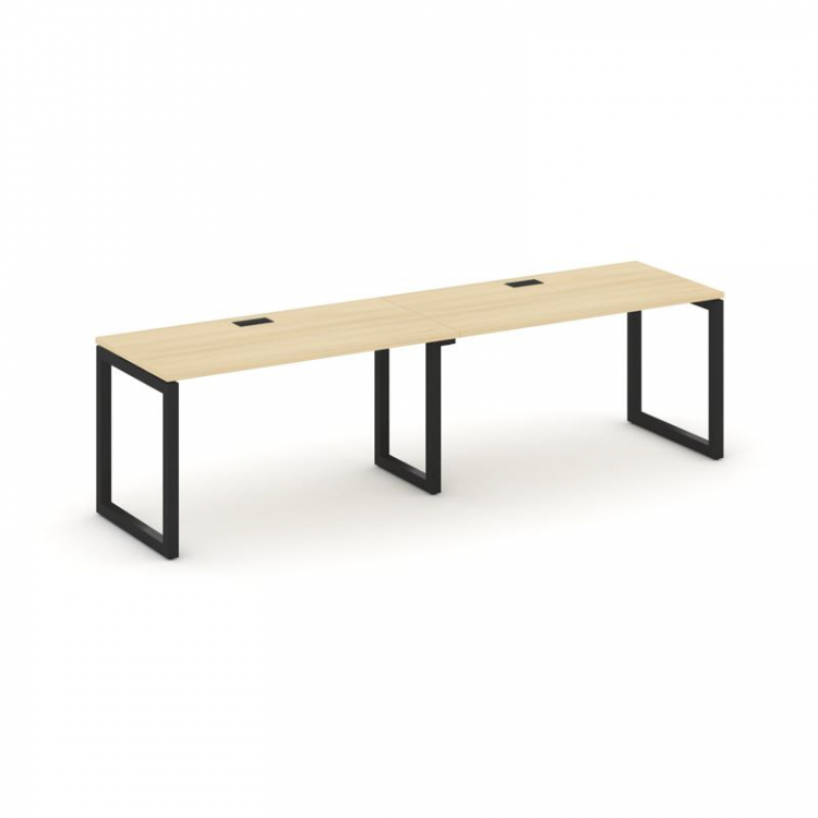 Style Project Рабочая станция 1 сторон. SN-5O.ORS-002 Акация Лорка/Металл Черный 2360*600*750