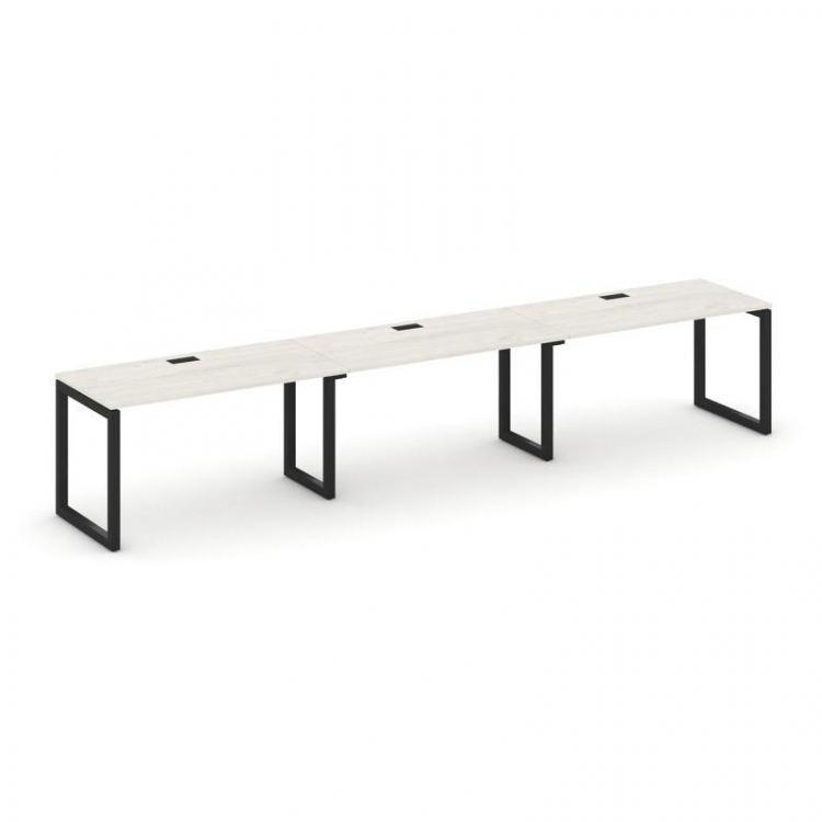 Style Project Рабочая станция 1 сторон. SN-5O.ORS-053 Дуб Наварра/Металл Черный 4140*800*750