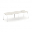 Style Project Стол переговорный SN-5A.SPRG-012 Дуб Наварра/Металл Белый 2360*980*750