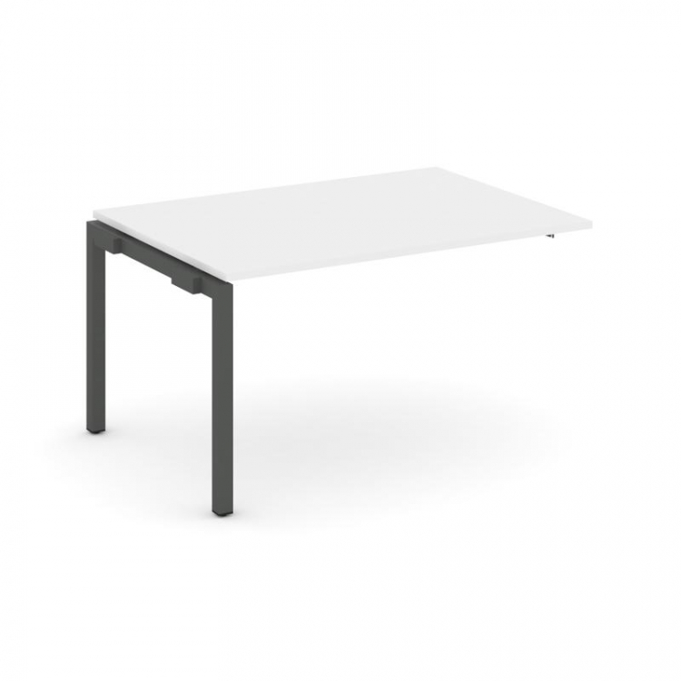 Style Project Проходной наб. элем. перег. стола SN-5P.NSPRG-002.3 Белый/Металл Антрацит 1180*980*750