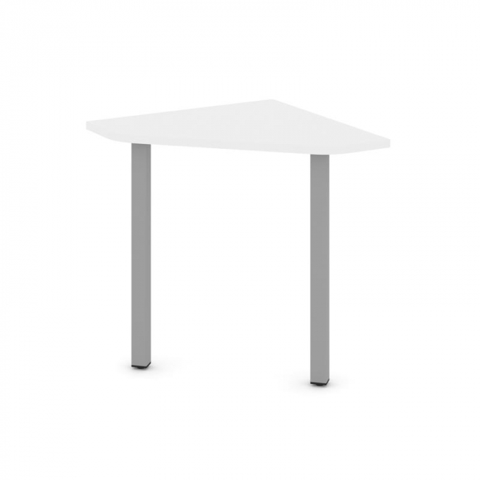 Style Project Угловой элемент стола SN-5.USP-021 Белый/Металл Серый 800*800*750