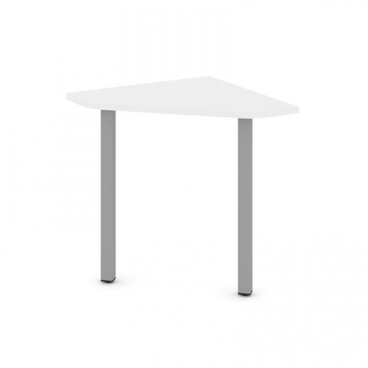 Style Project Угловой элемент стола SN-5.USP-021 Белый/Металл Серый 800*800*750