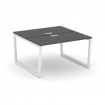 Style Project Рабочая станция 2-х сторон. SN-5T2.DRS-012 Антрацит/Металл Белый/Заглушка Пластик Белы