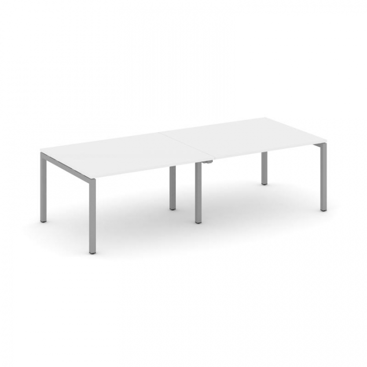 Style Project Стол переговорный SN-5P.SPRG-044.3 Белый/Металл Серый 3160*1180*750