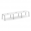 Style Project Стол переговорный SN-5A.SPRG-022 Белый/Металл Серый 3540*980*750
