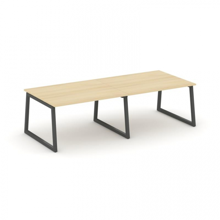 Style Project Стол переговорный SN-5T1.SPRG-043.3 Акация Лорка/Металл Антрацит 2760*1180*750