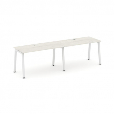 Style Project Рабочая станция 1 сторон. SN-5A.ORS-004 Дуб Наварра/Металл Белый 3160*600*750