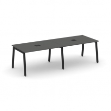 Style Project Стол переговорный SN-5A.SPRG-013 Антрацит/Металл Черный 2760*980*750