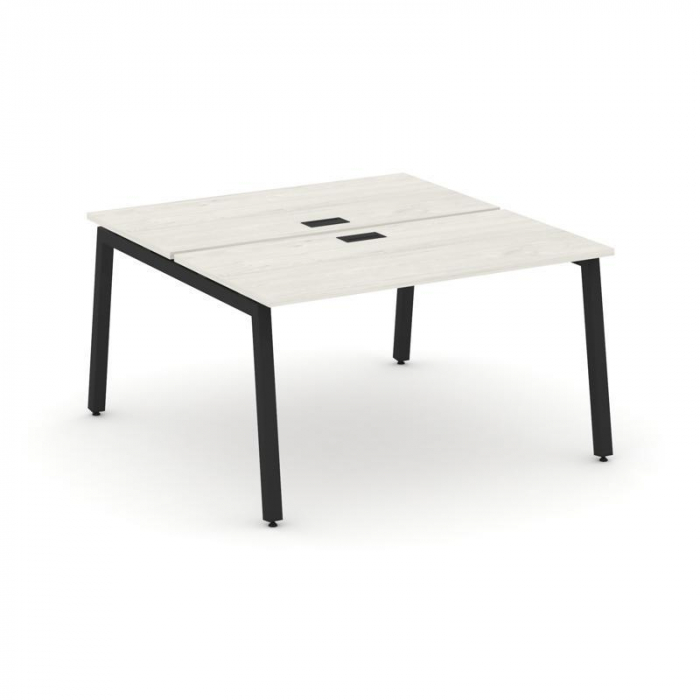 Style Project Рабочая станция 2-х сторон. SN-5A.DRS-024 Дуб Наварра/Металл Черный 1580*1632*750