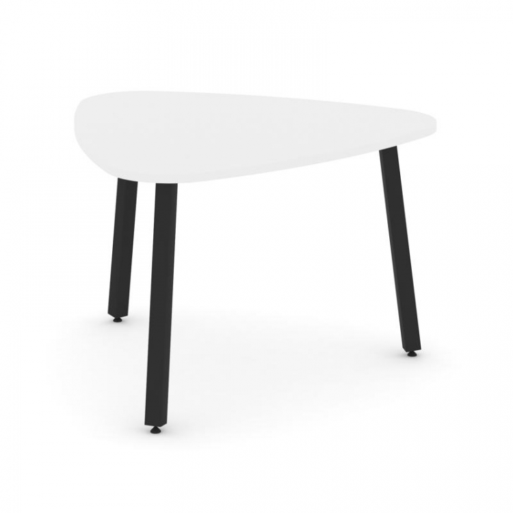 Style Project Стол переговорный SN-5.SPRG-71.3 Белый/Металл Черный 1200*1200*750