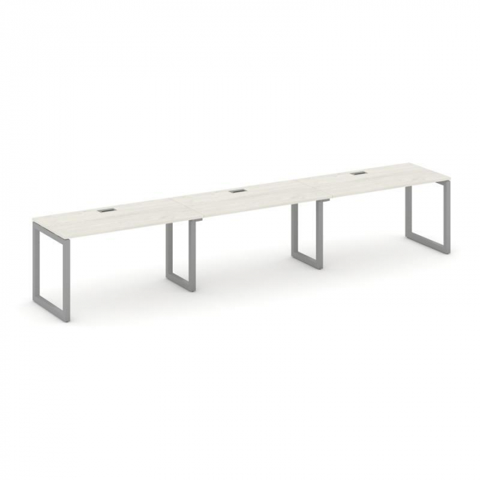 Style Project Рабочая станция 1 сторон. SN-5O.ORS-041 Дуб Наварра/Металл Серый 2940*700*750