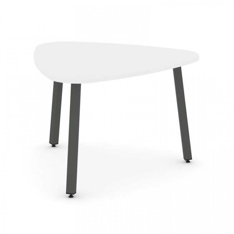 Style Project Стол переговорный SN-5.SPRG-71.3 Белый/Металл Антрацит 1200*1200*750