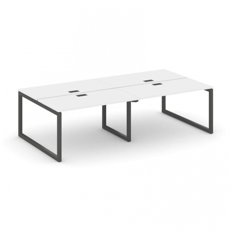 Style Project Рабочая станция 2-х сторон. SN-5O.DRS-044 Белый/Металл Антрацит 3160*1432*750