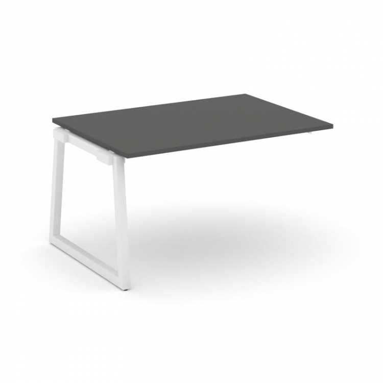 Style Project Проходной наб. элем. перег. стола SN-5T1.NSPRG-001.3 Антрацит/Металл Белый 980*980*750