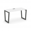 Style Project Стол письменный SN-5T2.SP-004 Белый/Металл Антрацит/Черный Пластик 1580*600*750