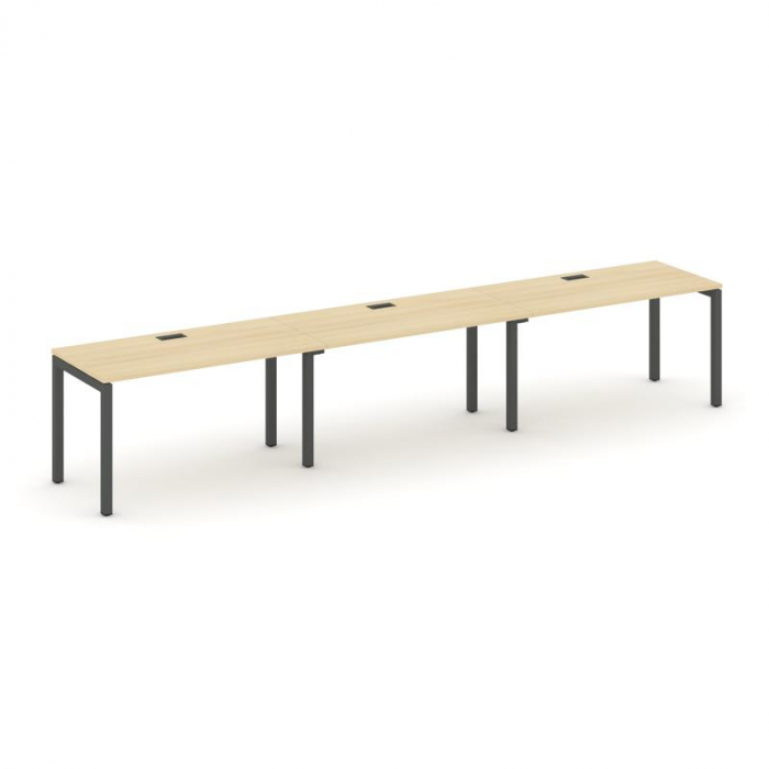 Style Project Рабочая станция 1 сторон. SN-5P.ORS-031 Акация Лорка/Металл Антрацит 2940*600*750