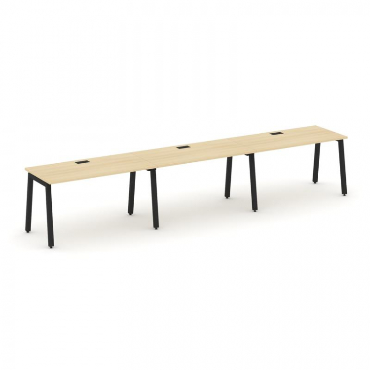 Style Project Рабочая станция 1 сторон. SN-5A.ORS-042 Акация Лорка/Металл Черный 3540*700*750