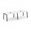 Style Project Стол переговорный SN-5A.SPRG-012 Белый/Металл Черный 2360*980*750