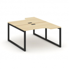 Style Project Рабочая станция эргоном. SN-5O.DRPA-021 Акация Лорка/Металл Черный 1380*1632/1992*750