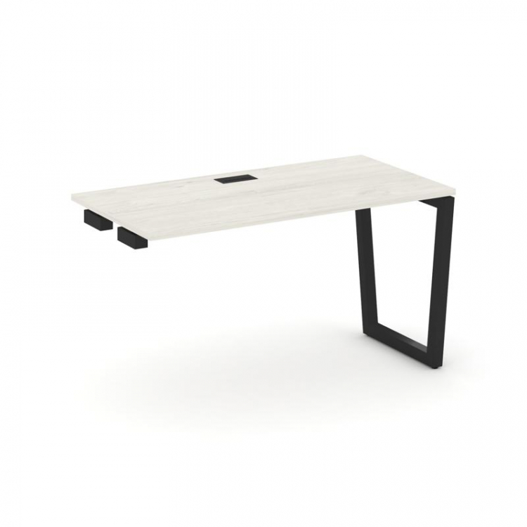 Style Project Стол-приставка к опор. элем. SN-5T2.OPRS-002 Дуб Наварра/Металл Черный/Заглушка Пласти