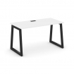 Style Project Стол письменный SN-5T1.SP-011 Белый/Металл Черный/Заглушка Пластик Черный 980*700*750