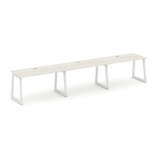 Style Project Рабочая станция 1 сторон. SN-5T1.ORS-044 Дуб Наварра/Металл Белый/Заглушка Пластик Бел