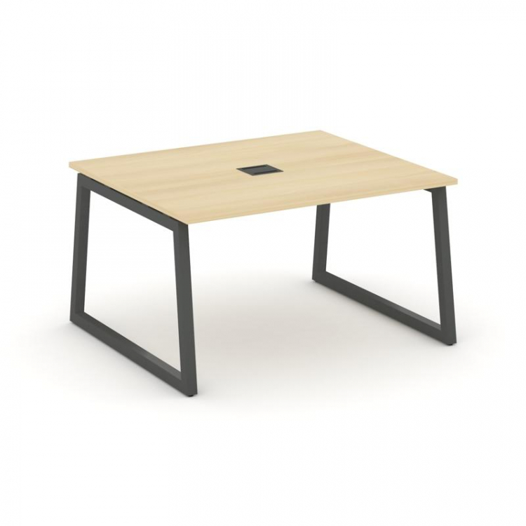 Style Project Стол переговорный SN-5T1.SPRG-032 Акация Лорка/Металл Антрацит/Заглушка Металл Антраци