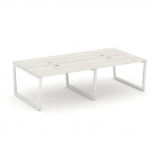 Style Project Рабочая станция 2-х сторон. SN-5T2.DRS-052 Дуб Наварра/Металл Белый/Заглушка Пластик Б