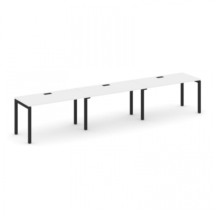 Style Project Рабочая станция 1 сторон. SN-5P.ORS-032 Белый/Металл Черный 3540*600*750