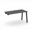 Style Project Стол-приставка к опор. элем. SN-5A.OPRS-024 Антрацит/Металл Черный 1580*800*750