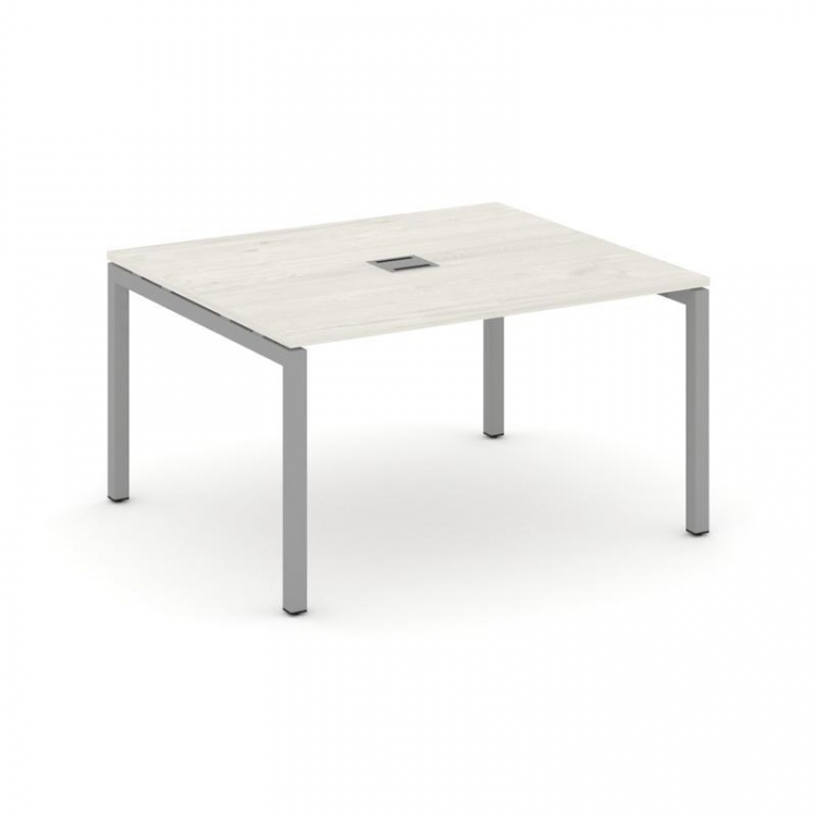 Style Project Стол переговорный SN-5P.SPRG-032 Дуб Наварра/Металл Серый 1180*1180*750