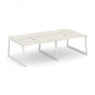 Style Project Рабочая станция 2-х сторон. SN-5T1.DRS-044 Дуб Наварра/Металл Белый/Заглушка Пластик Б