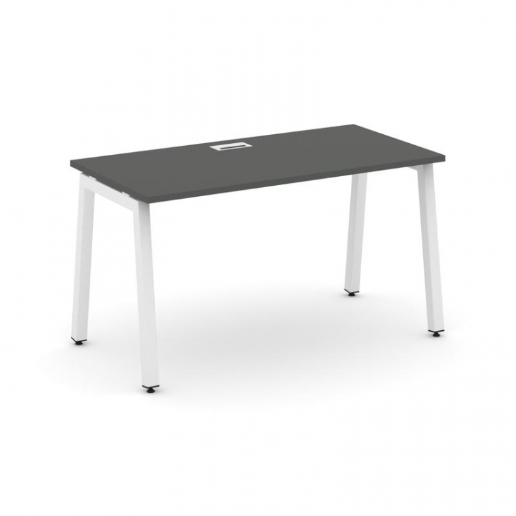 Style Project Стол письменный SN-5A.SP-022 Антрацит/Металл Белый 1180*800*750
