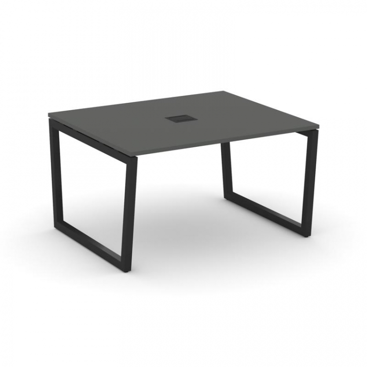 Style Project Стол переговорный SN-5T2.SPRG-032 Антрацит/Металл Черный/Заглушка Металл Черный 1180*1