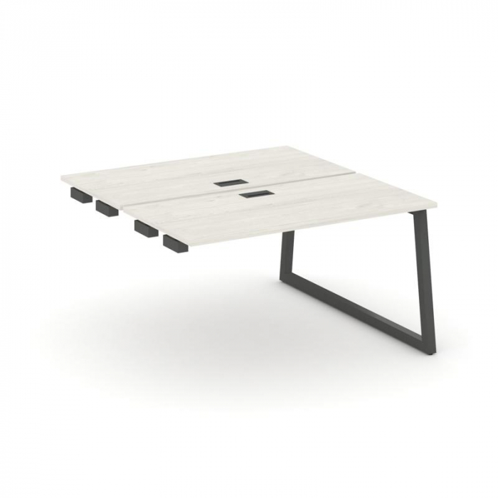 Стайл Проджект Стол-приставка к опор. элем. SN-5T1.DPRS-004 Дуб Наварра/Металл Антрацит/Черный Пласт