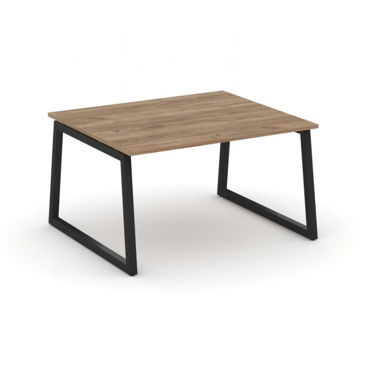 Style Project Стол переговорный SN-5T1.SPRG-032.3 Дуб Табак/Металл Черный 1180*1180*750