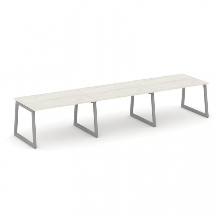 Style Project Стол переговорный SN-5T1.SPRG-024.3 Дуб Наварра/Металл Серый 4740*980*750