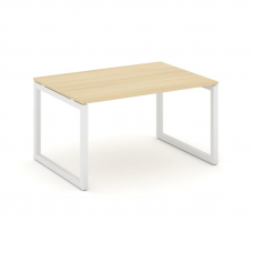 Style Project Стол переговорный SN-5O.SPRG-002.3 Акация Лорка/Металл Белый 1180*980*750