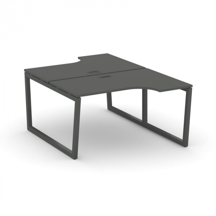 Стайл Проджект Рабочая станция эргоном. SN-5T2.DRPA-011 Антрацит/Металл Антрацит/Черный Пластик 1380