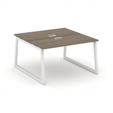 Style Project Рабочая станция 2-х сторон. SN-5T1.DRS-024 Вяз Благородный/Металл Белый/Заглушка Пласт