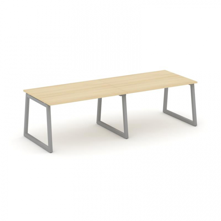 Style Project Стол переговорный SN-5T1.SPRG-014.3 Акация Лорка/Металл Серый 3160*980*750