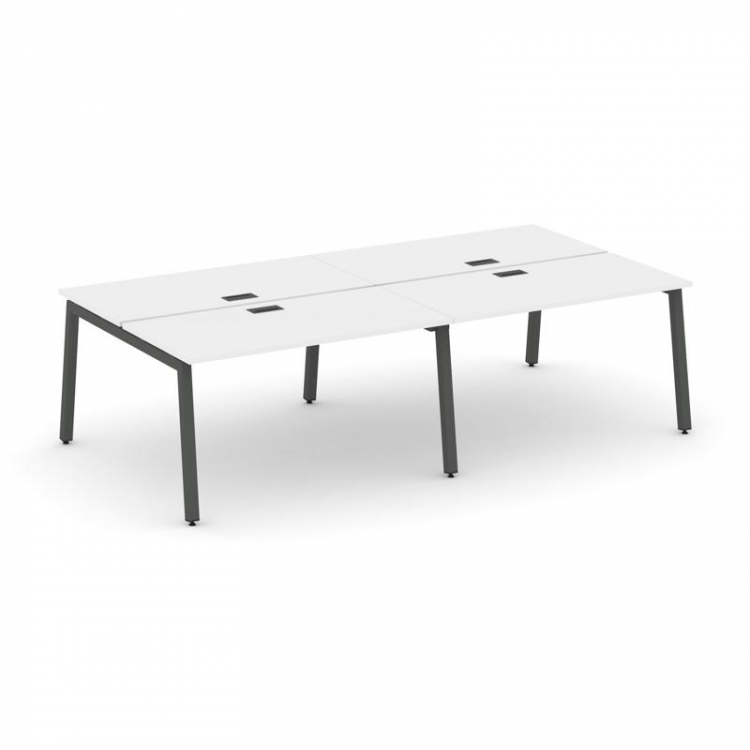 Style Project Рабочая станция 2-х сторон. SN-5A.DRS-031 Белый/Металл Антрацит 1960*1232*750