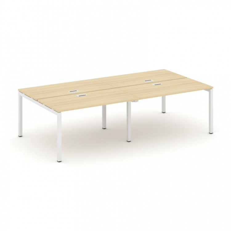 Style Project Рабочая станция 2-х сторон. SN-5P.DRS-054 Акация Лорка/Металл Белый 3160*1632*750