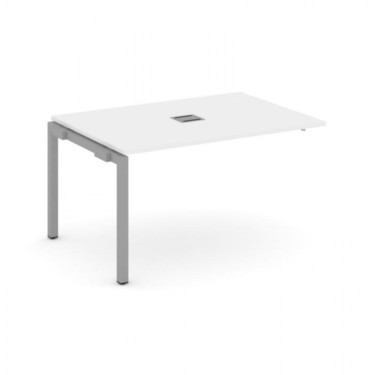 Style Project Проходной наб. элем. перег. стола SN-5P.NSPRG-002 Белый/Металл Серый 1180*980*750