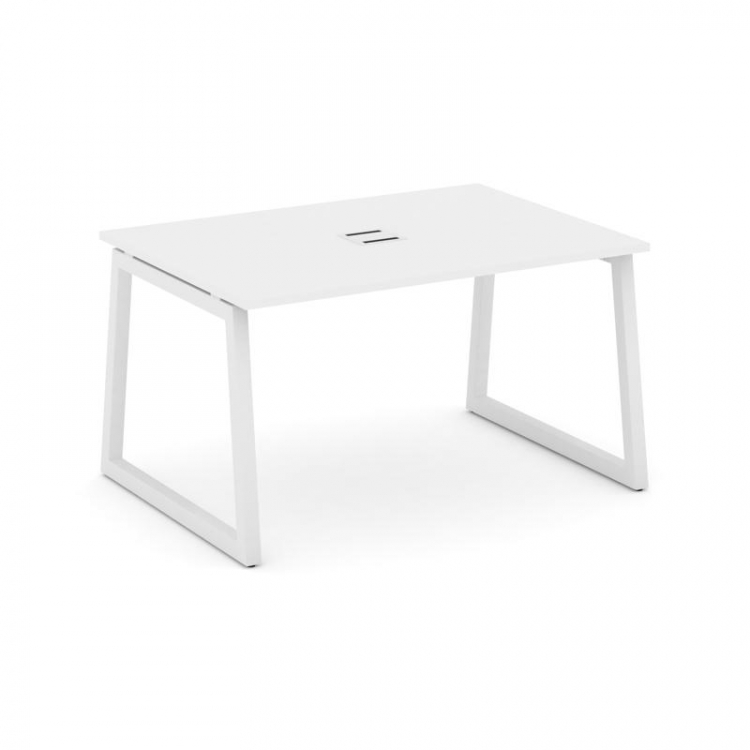 Style Project Стол переговорный SN-5T1.SPRG-001 Белый/Металл Белый/Заглушка Металл Белый 980*980*750