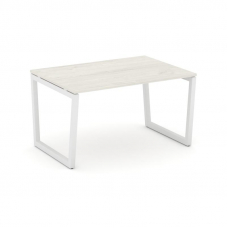 Style Project Стол переговорный SN-5T2.SPRG-001.3 Дуб Наварра/Металл Белый 980*980*750