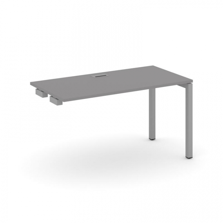 Стайл Проджект Стол приставка к опорным элементам SN-5P.OPRS-013 Серый Пепел/Металл Серый 1380*700*7