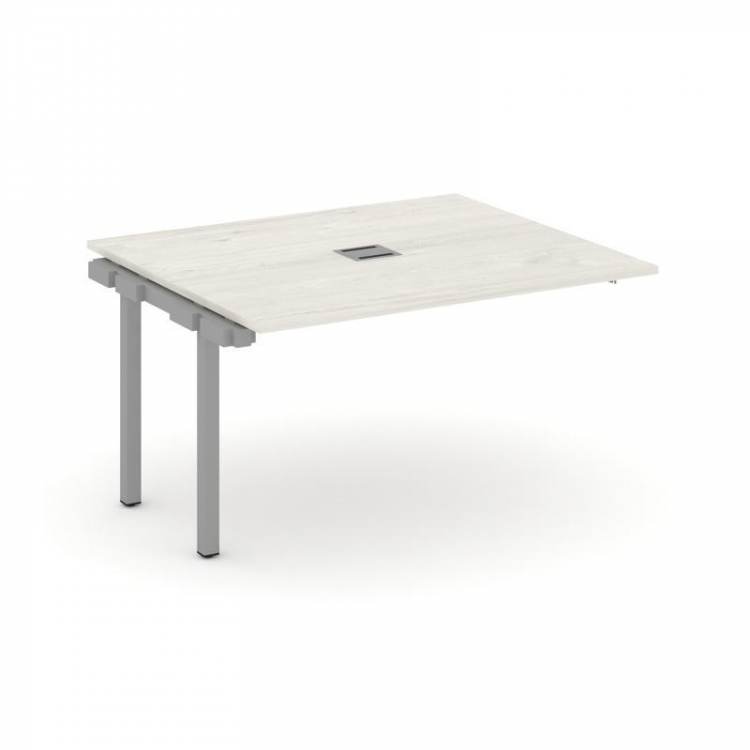 Style Project Проходной наб. элем. перег. стола SN-5P.NSPRG-033 Дуб Наварра/Металл Серый 1380*1180*7