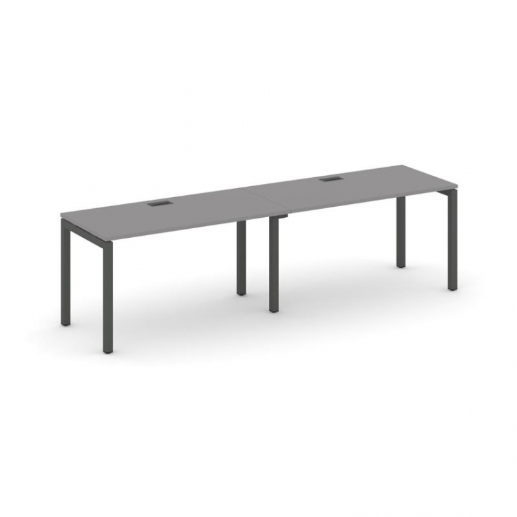Стайл Проджект Рабочая станция односторонняя SN-5P.ORS-011 Серый Пепел/Металл Антрацит 1960*700*750